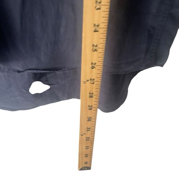 Cabela's Men's Size Large Navy Blue Soft Modal Short Sleeve Button Up Shirt - Picture 8 of 8